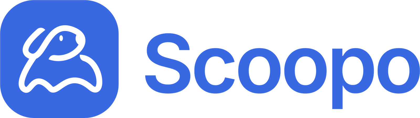 Scoopo's website logo
